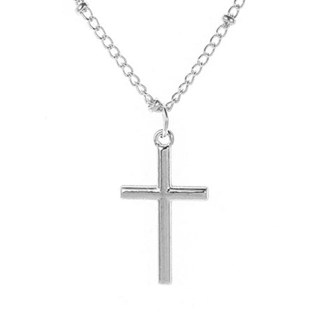 Cross on 18” adjustable necklace