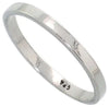 .925 Sterling Silver Band - Width 3 mm Tanai