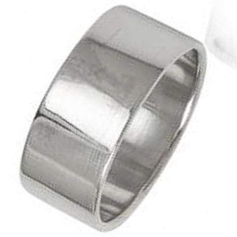 .925 Sterling Silver Band - Width 10 mm