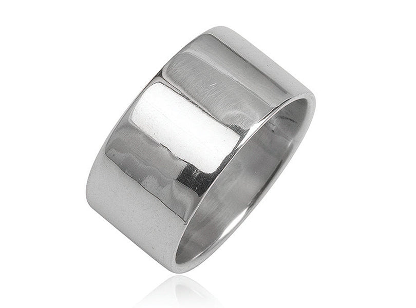 .925 Sterling Silver Band - Width 12 mm
