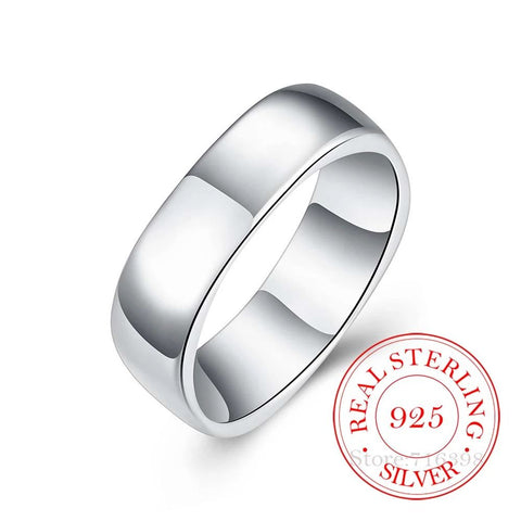 .925 Sterling Silver Band - Width 5 mm