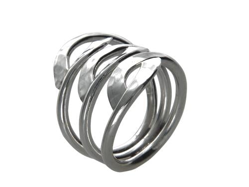 Sterling Silver Ring - Triple Fork Wrap