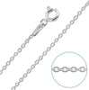 1.5mm Silver Rolo Chain Necklace