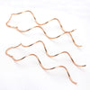 Long Wave Thread Drop Earrings