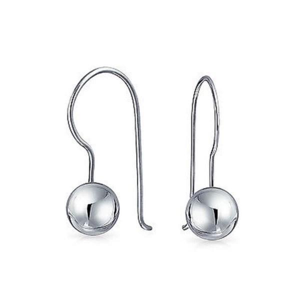 .925 Silver Earrings - 8mm Ball Drop