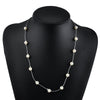 Pearl Choker Silver/Gold Necklace