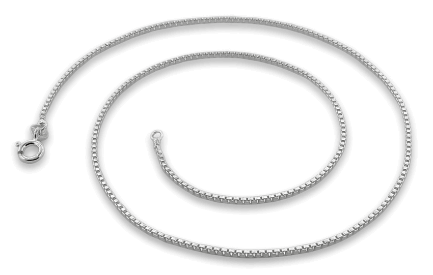 925 Sterling Silver Box Chain Necklace | Wholesale Silver Jewelry NZ ...